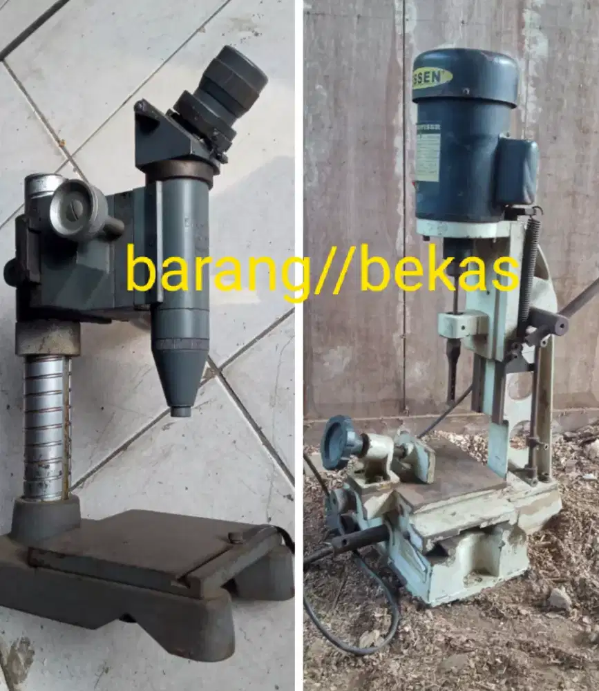 Bor duduk kayu dan Lensa dduk