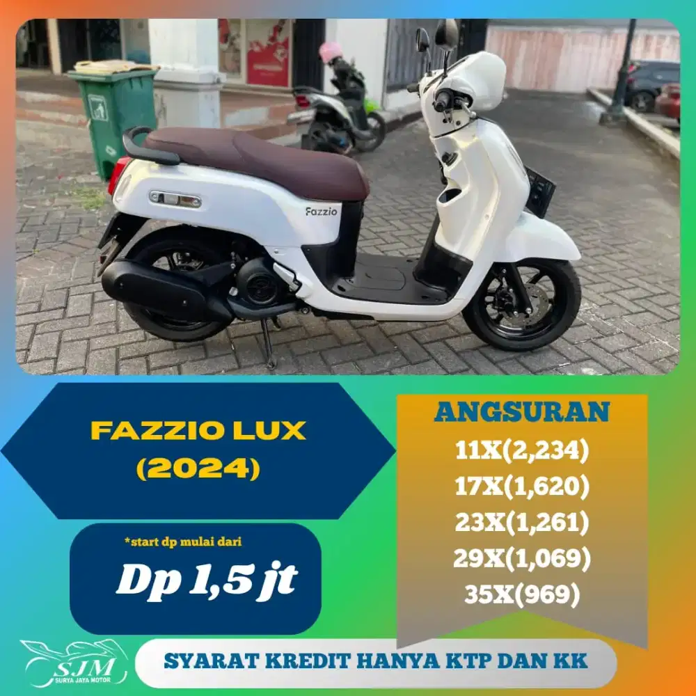 YAMAHA FAZZIO LUX 2024 MESIN HALUS