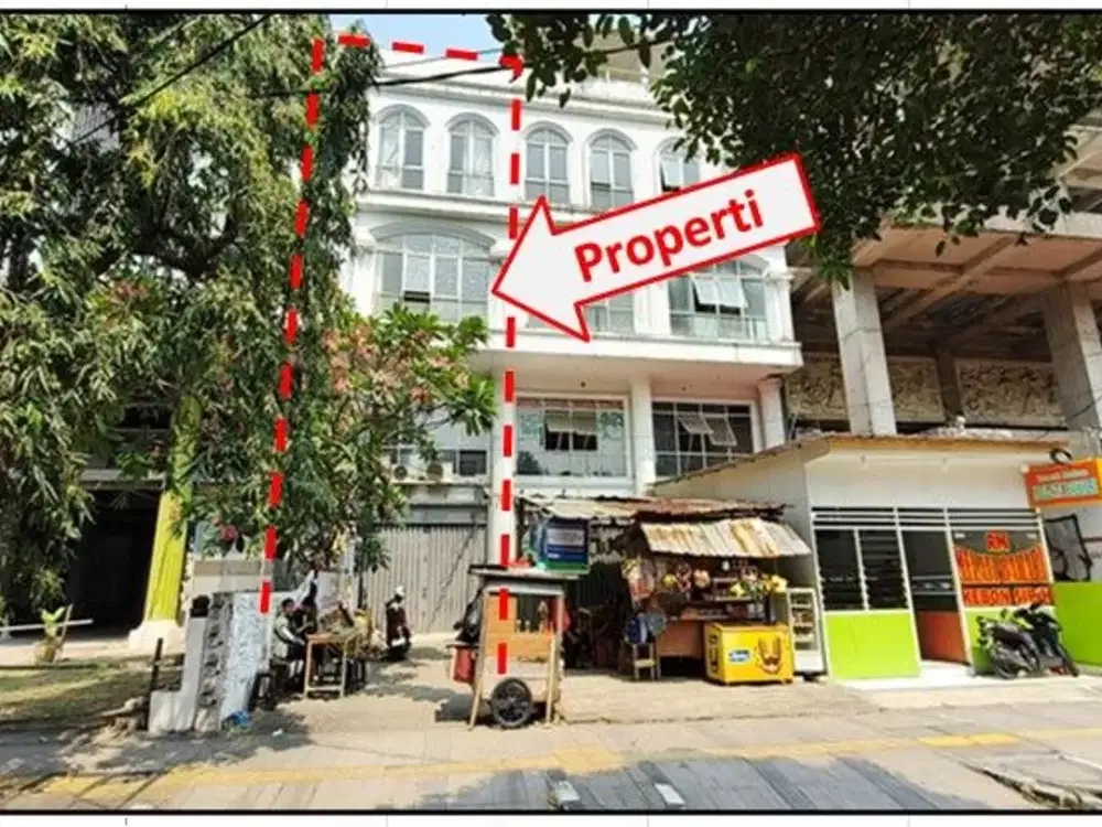 Di Jual Lelang Ruko 4 Lantai di Jalan Jaksa , Kebon Sirih, Menteng, Jakarta Pusat