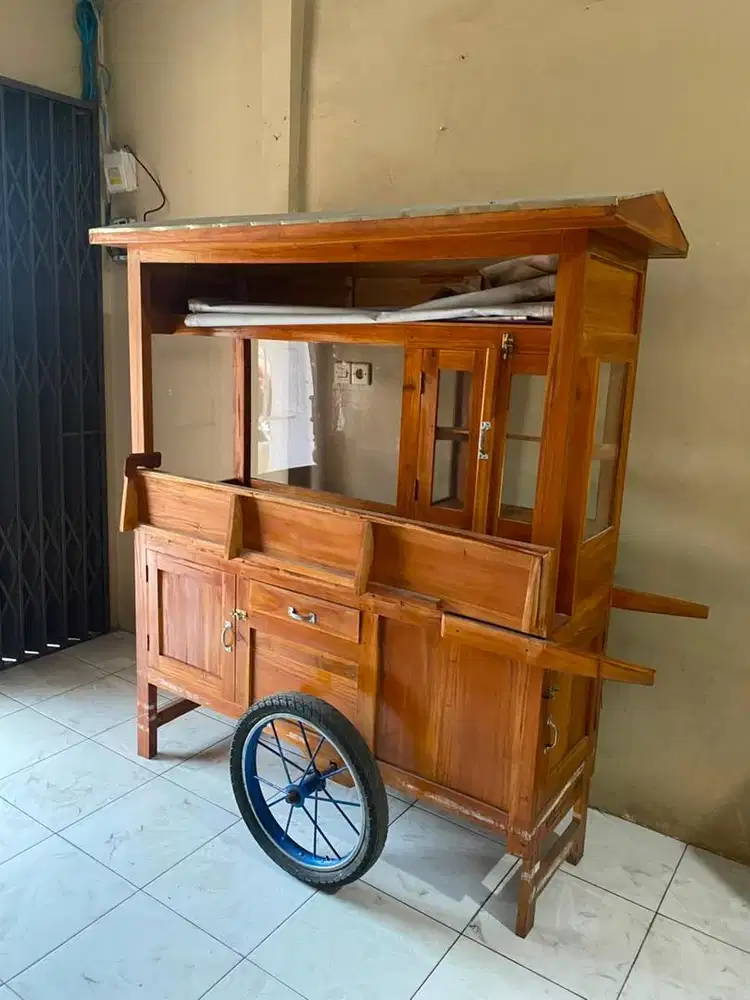 Gerobak Kayu Roda Dua Bekas