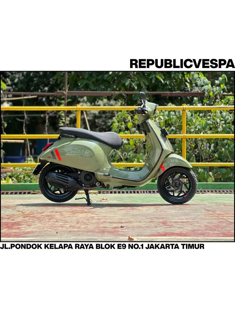 TERMURAH PIAGGIO VESPA SPRINT S150 NEWMODEL TH 2025 GREEN TENANCE