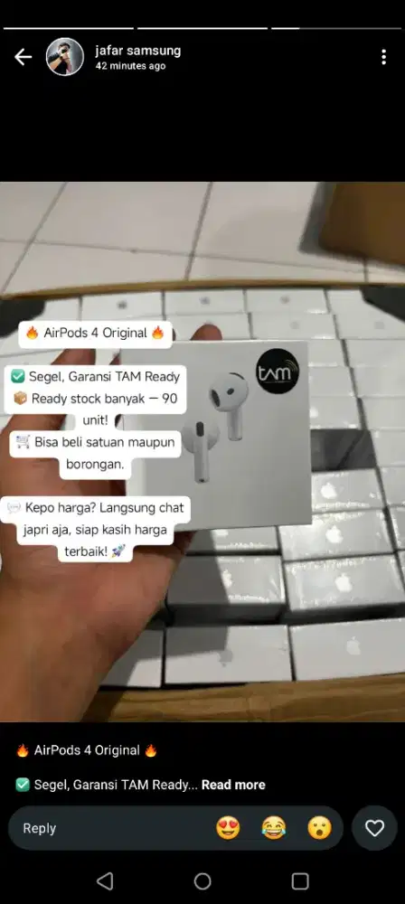 AIRPODS 4 ORIGINAL WITH ANC ONLY 1.199K