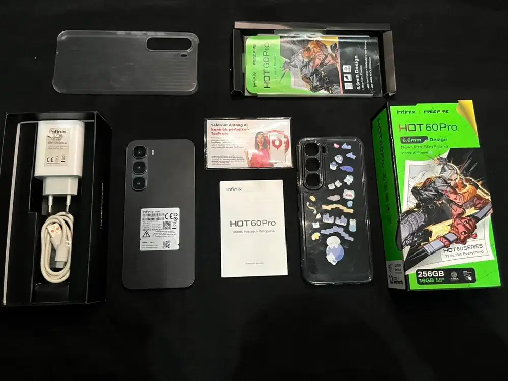 INFINIX HOT 60 PRO 8/256 99% MULUS 2 BULAN PAKAI GARANSI MEI 2027