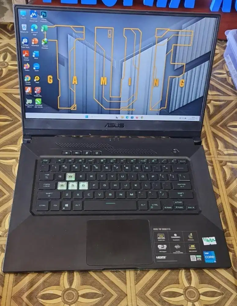 LAPTOP GAMING ASUS TUF DASH F15 i5-11300H RAM 16GB NVME 512GB 144HZ
