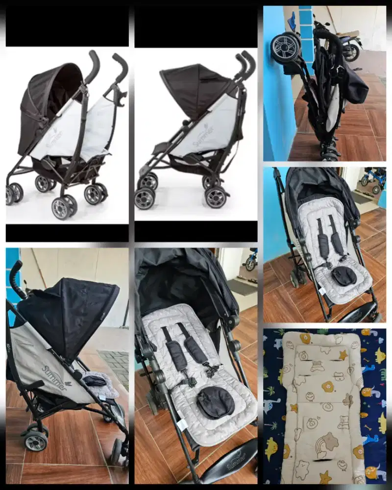 Preloved stroller bayi 3D flip summer