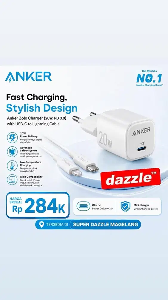 Tc anker set zolo c to L white B2699L21