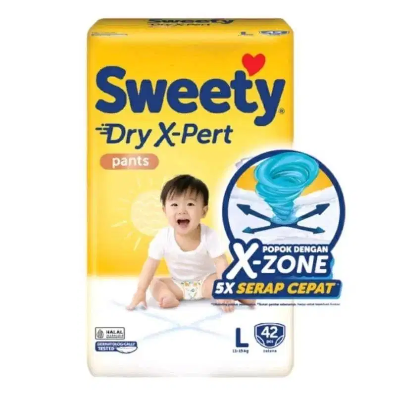 Jual pampers murah sweety L 42 Pcs