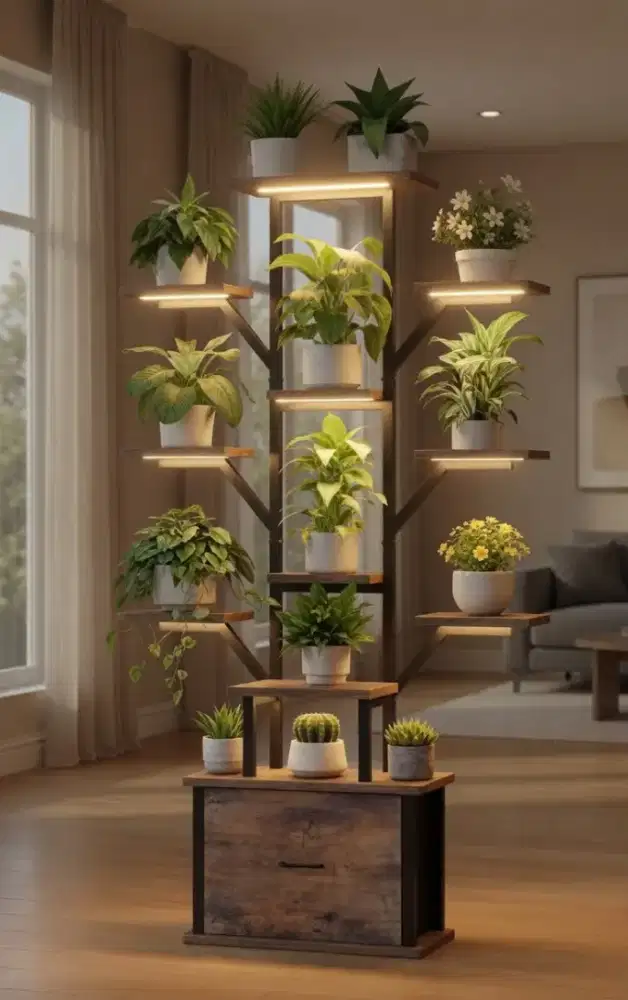 Modern plant stand/rak tanaman indoor/rak pot industrial