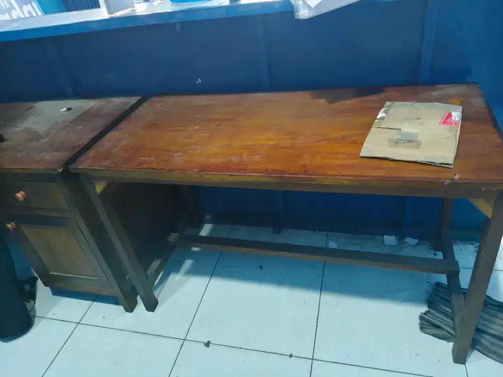 MEJA KAYU L : 50CM P : 110CM