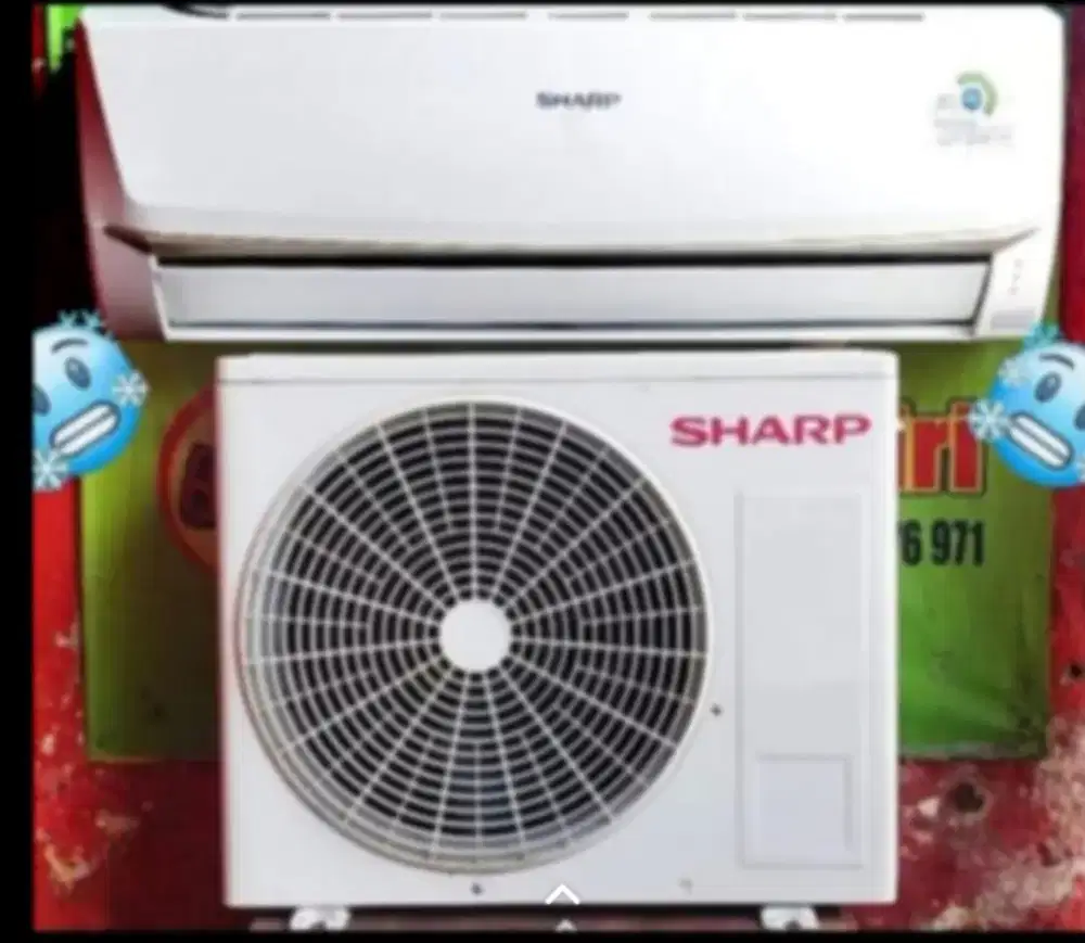 Jual ac Sharp 1/2 pk R 32 lowwt 360 watt kondisi 95% ori semua