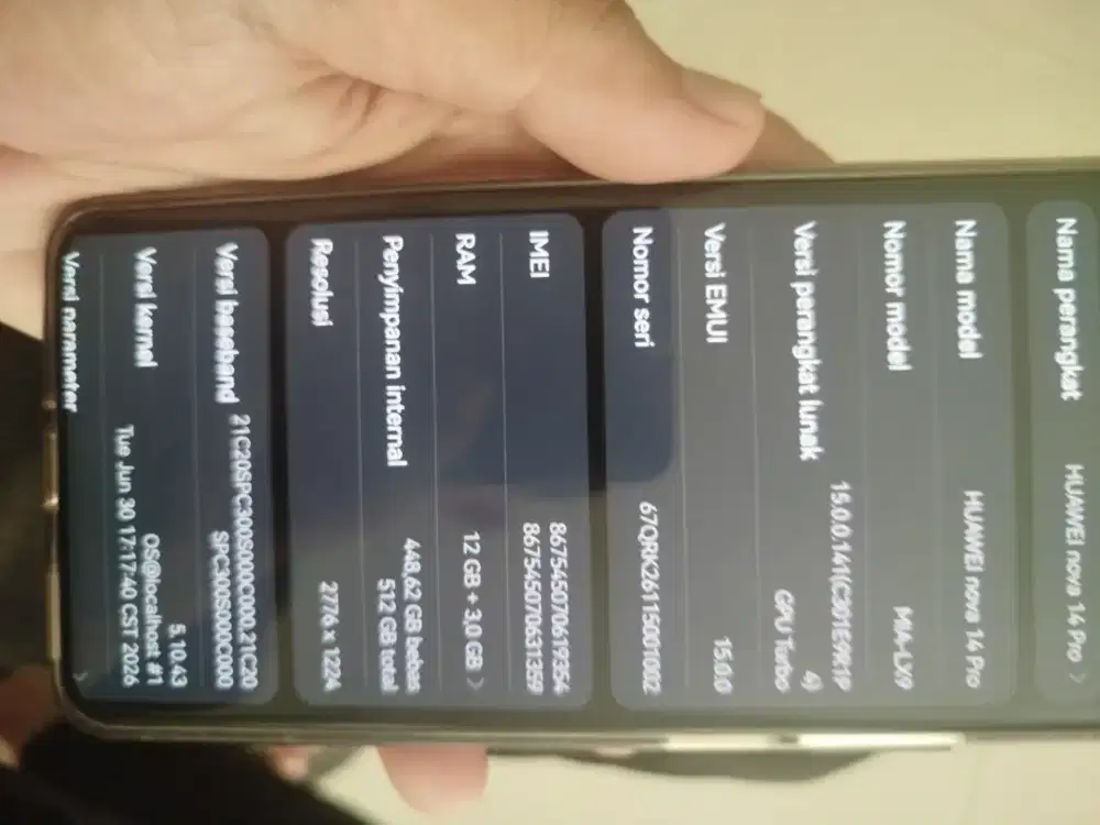 Jual hp Huawei nova