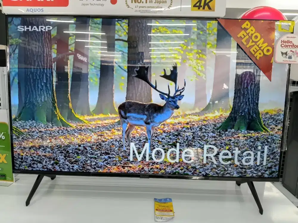 PROMO Sharp 43 inch 4K Frameless Google TV(4T-C43HJ6000i) Bisa Cicilan