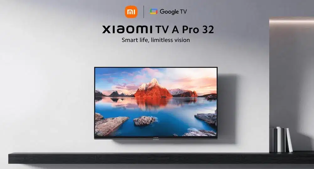 promo Xiaomi TV A Pro 32 Inch QLED 2026 Smart Google TV - Bisa Cicilan