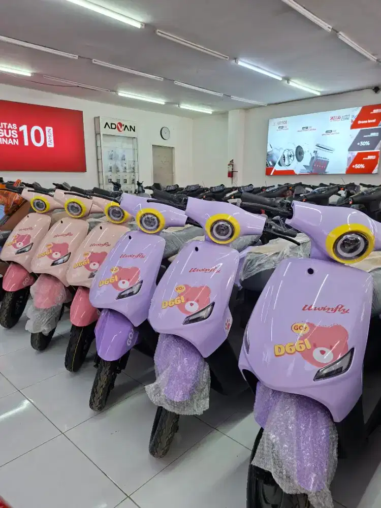SEPEDA LISTRIK D66i 01 UWINFLY , GARANSI RESMI UWINFLY TERBARU!!