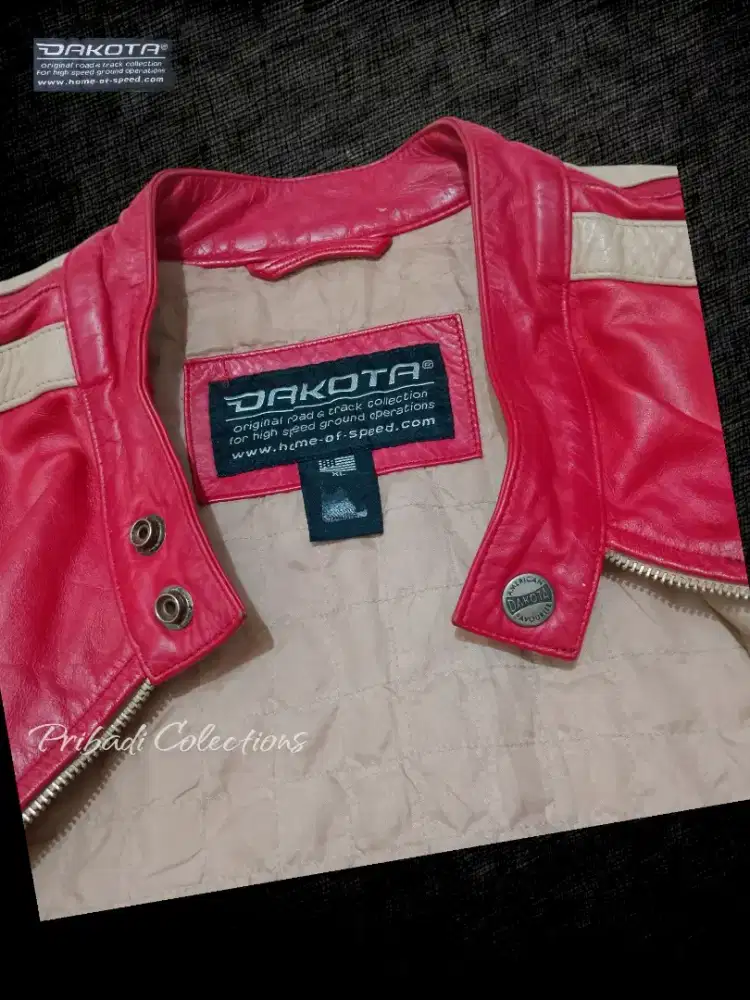 Vintage Dakota Racing Jaket Kulit
