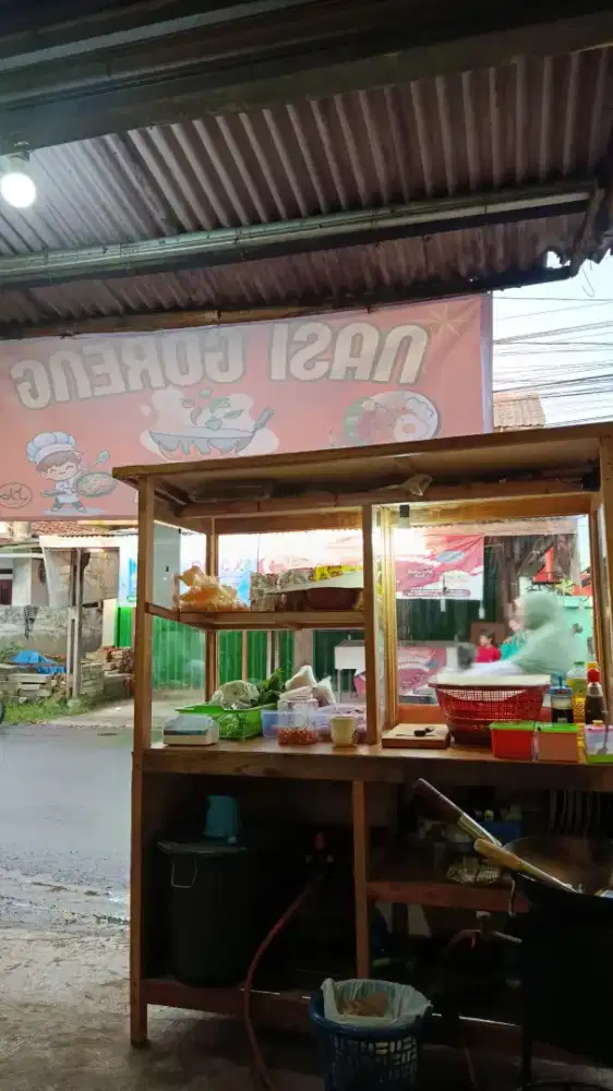 Jual gerobak bekas bisa untuk nasi goreng dan gorengan