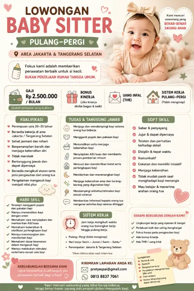 Baby sitter pulang pergi