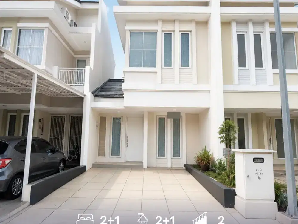 Rumah Sewa Furnished Siap Huni di Modernland Tangerang