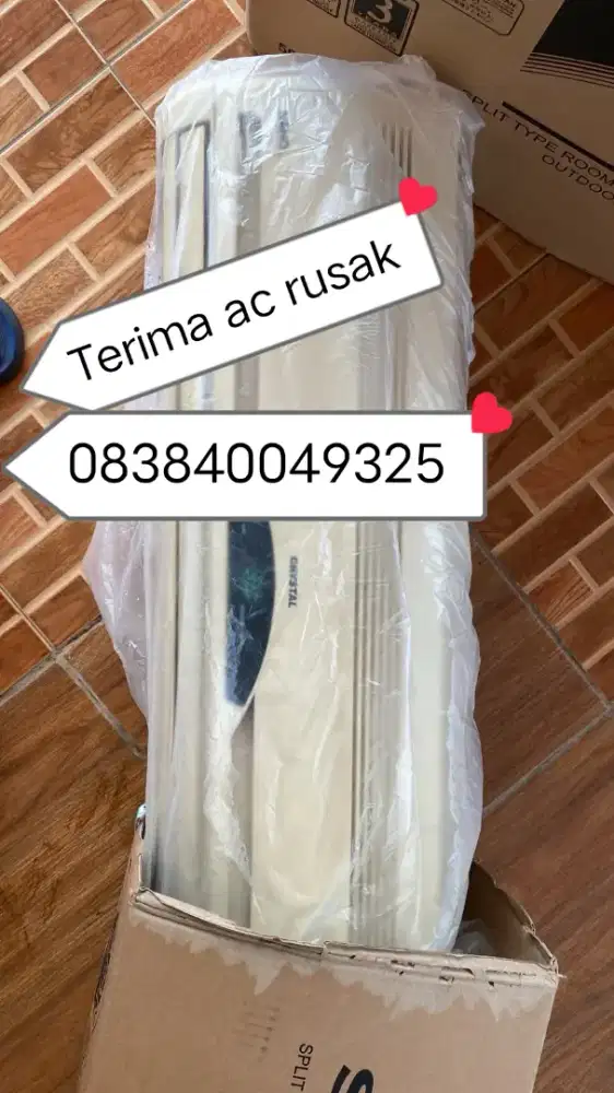 Terima ac bekas mati total