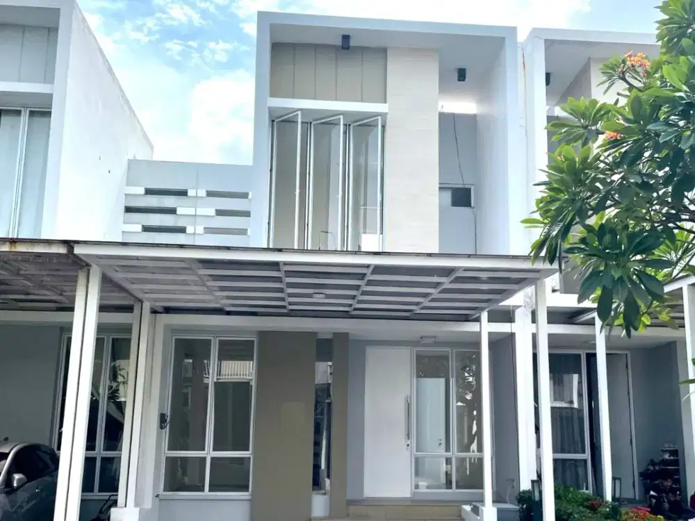 Rumah 3lt luas 6x15 90meter 4KT Cluster Yarra JGC Jakarta Garden City
