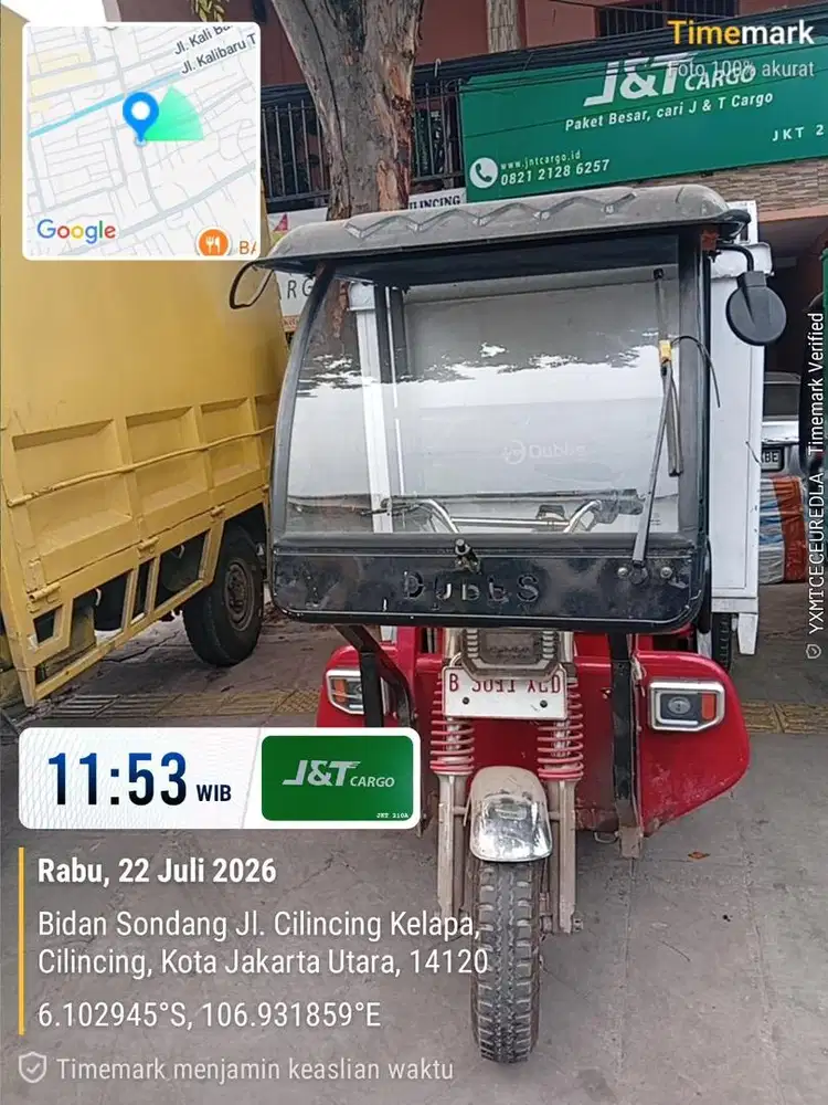 Kurir motor roda 3