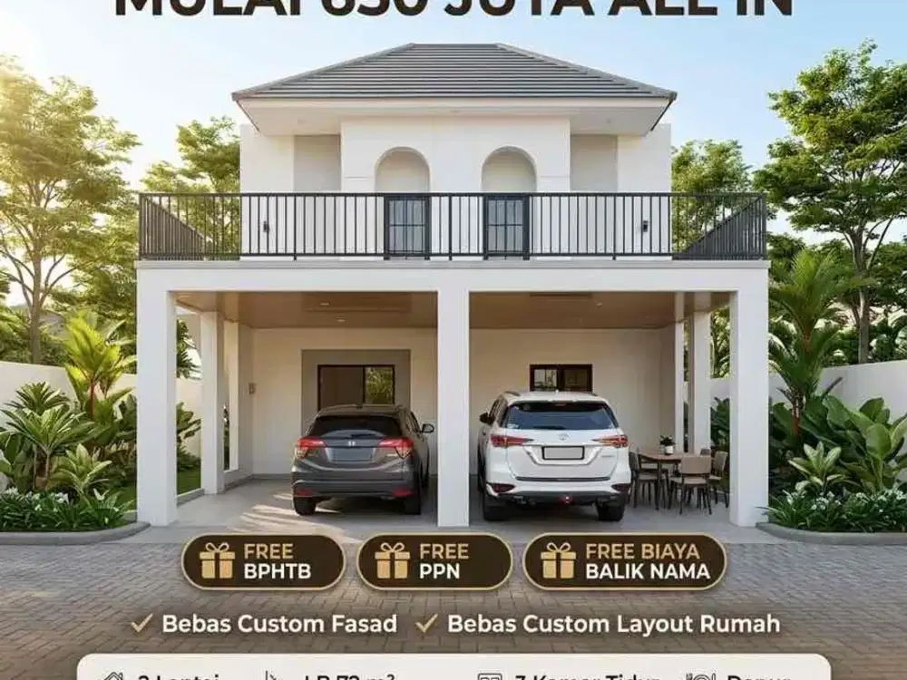 Rumah murah dibanyumanik 2 lantai bisa KPR .SHM Ready
