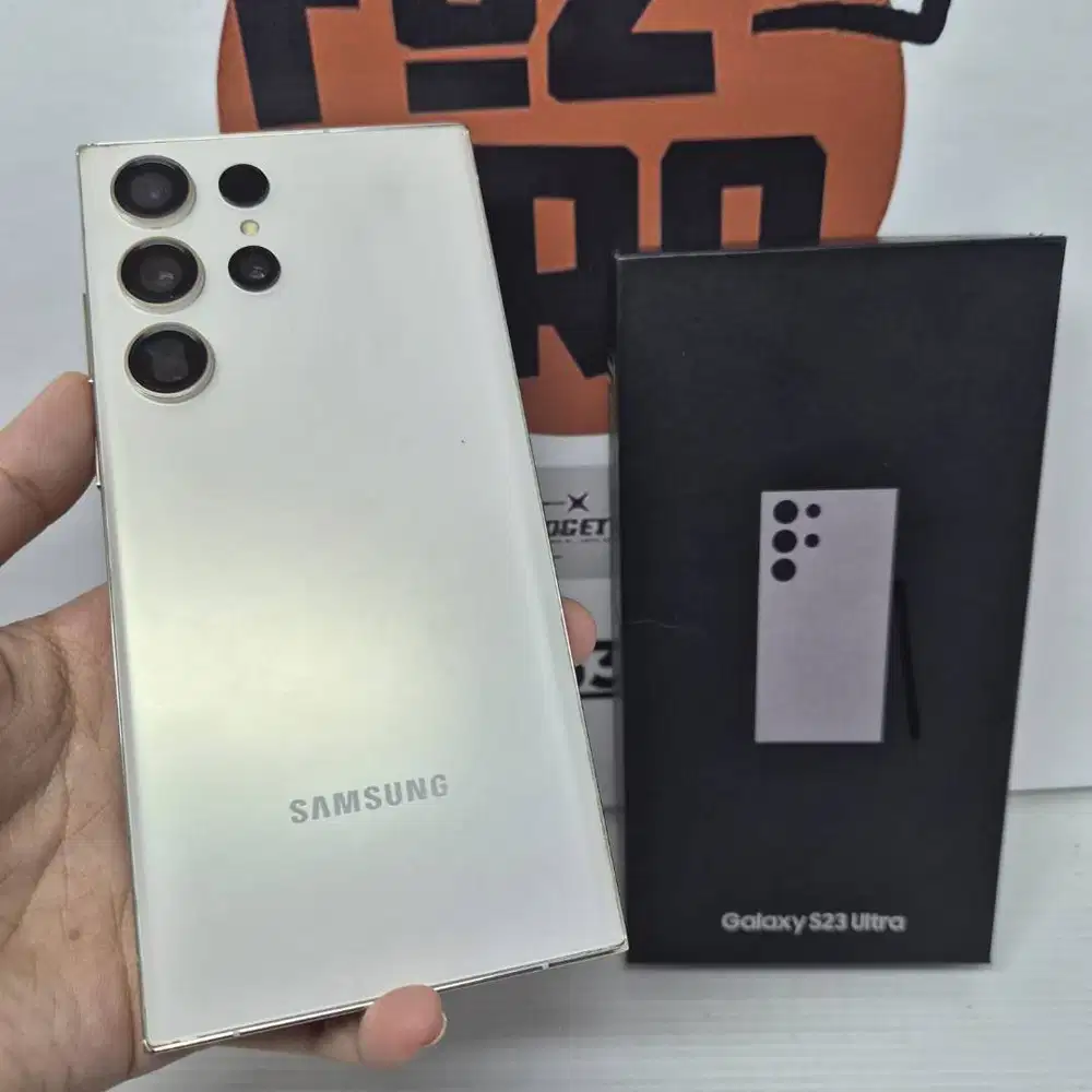 MURAH! Samsung S23 Ultra 12/256 Cream FULLSET NO MINUS EX SEIN
