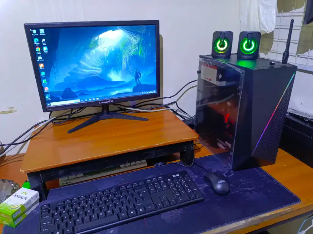 Komputer fullset gen 7th bisa desain, cocok utk rumah dan kantoran
