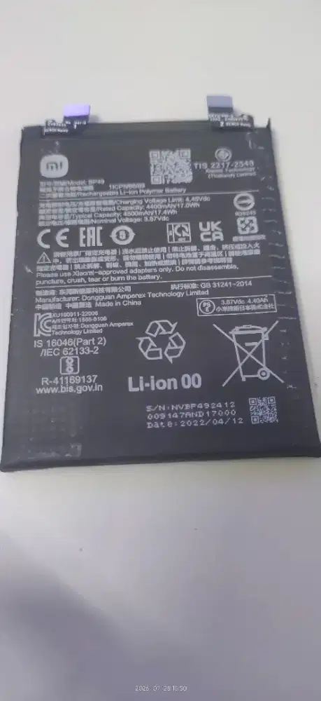 Baterai poco F4 ( Bp49 )