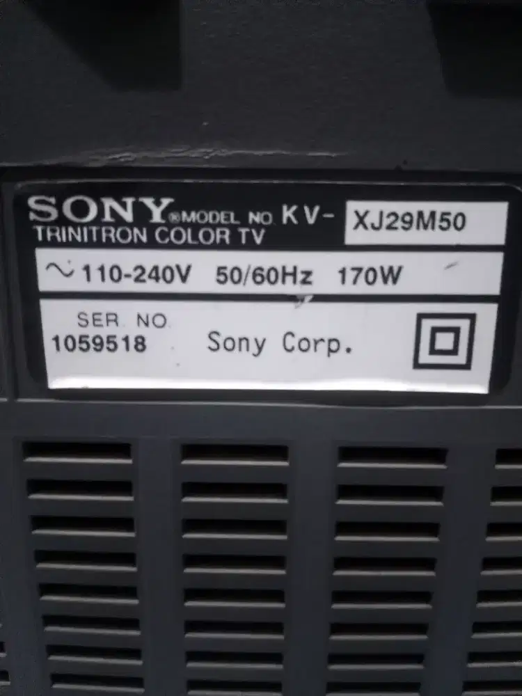TV tabung SONY 29INCH