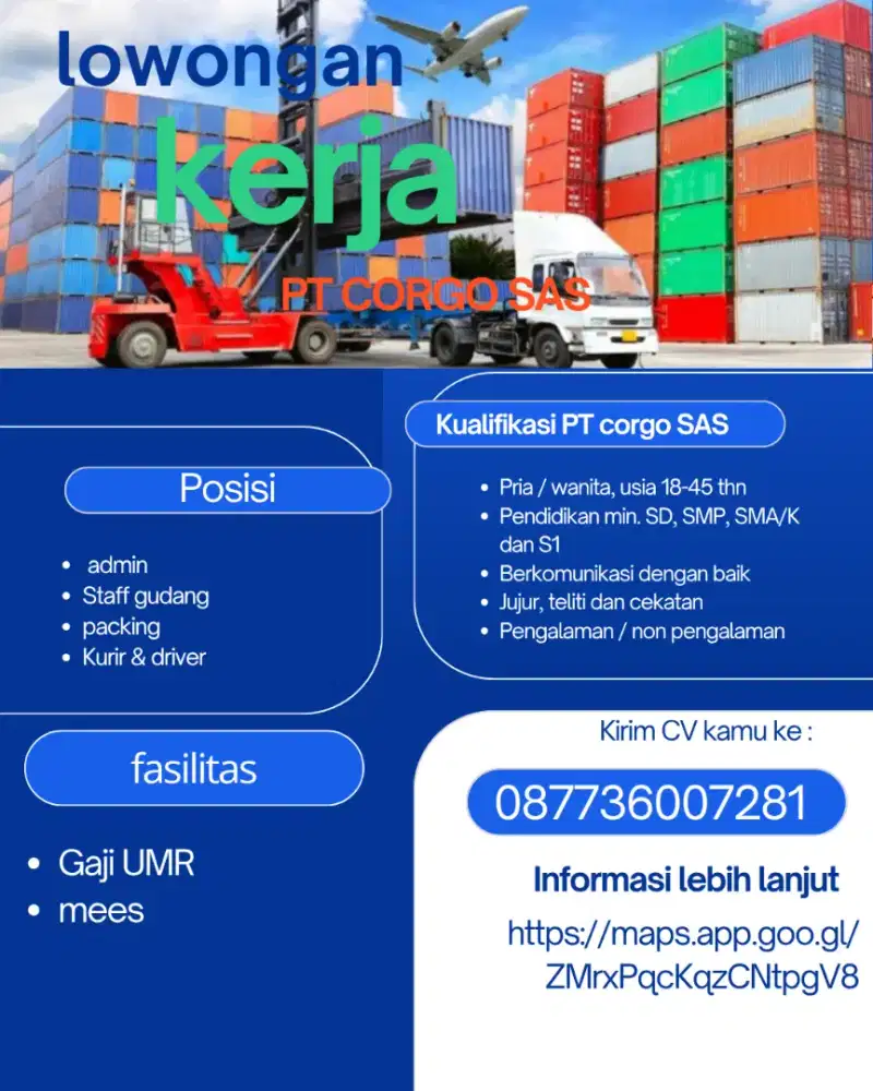 Di butuhkan segera driver SIM A atau SIM B