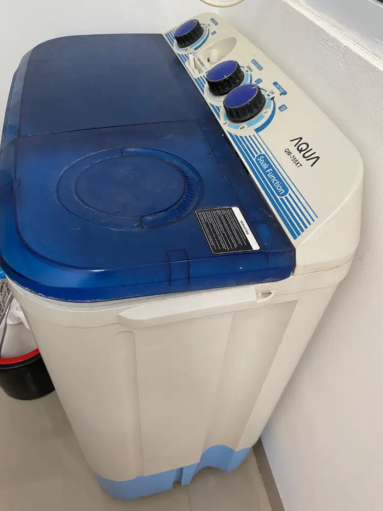 Dijual Mesin Cuci Aqua 2 tabung tipe QW-755 XT