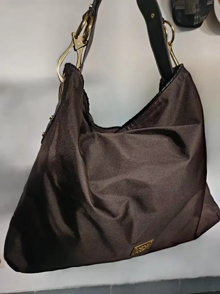 GOBELINI FIRENZE HOBO BAG NILON TALI LEBAR SIZE 35 CEMPLANG CEMPLUNG