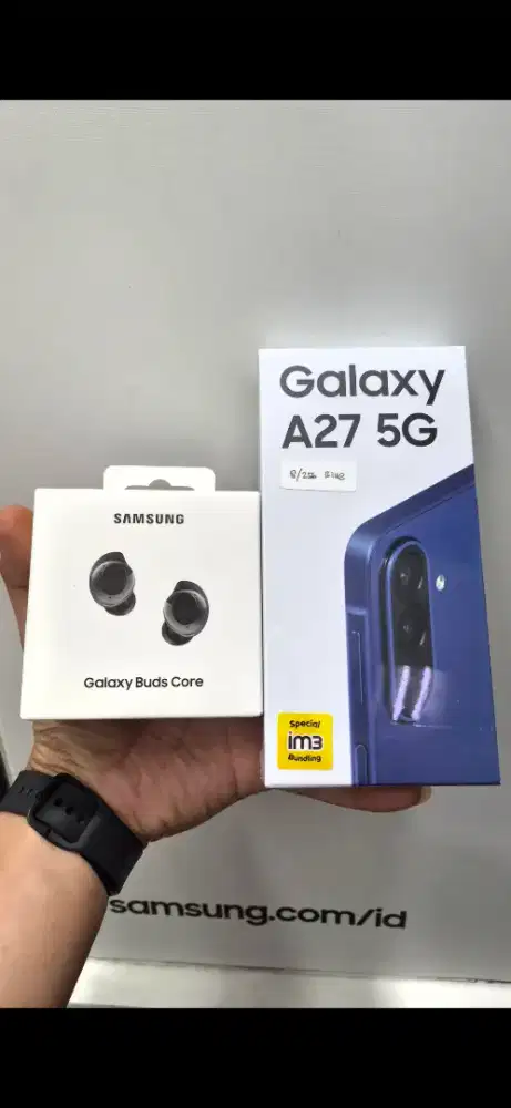 New Samsung A27 free Buds Core
