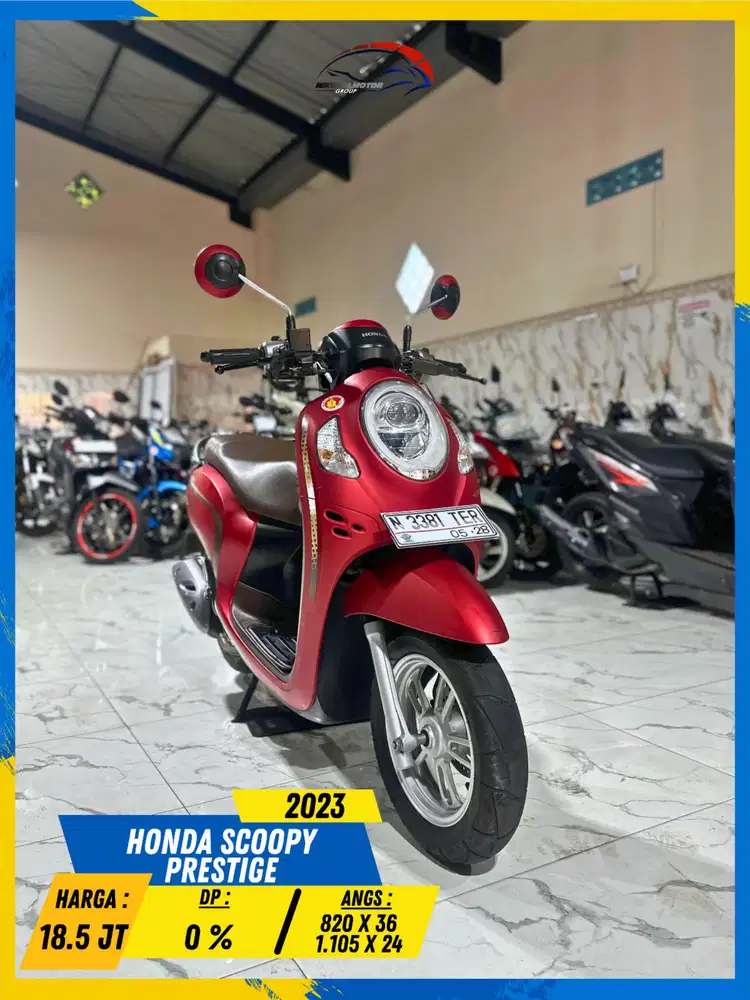 HONDA SCOOPY PRESTIGE 2023 MURMER LURR HIKMAH MOTOR KEPUH MALANG