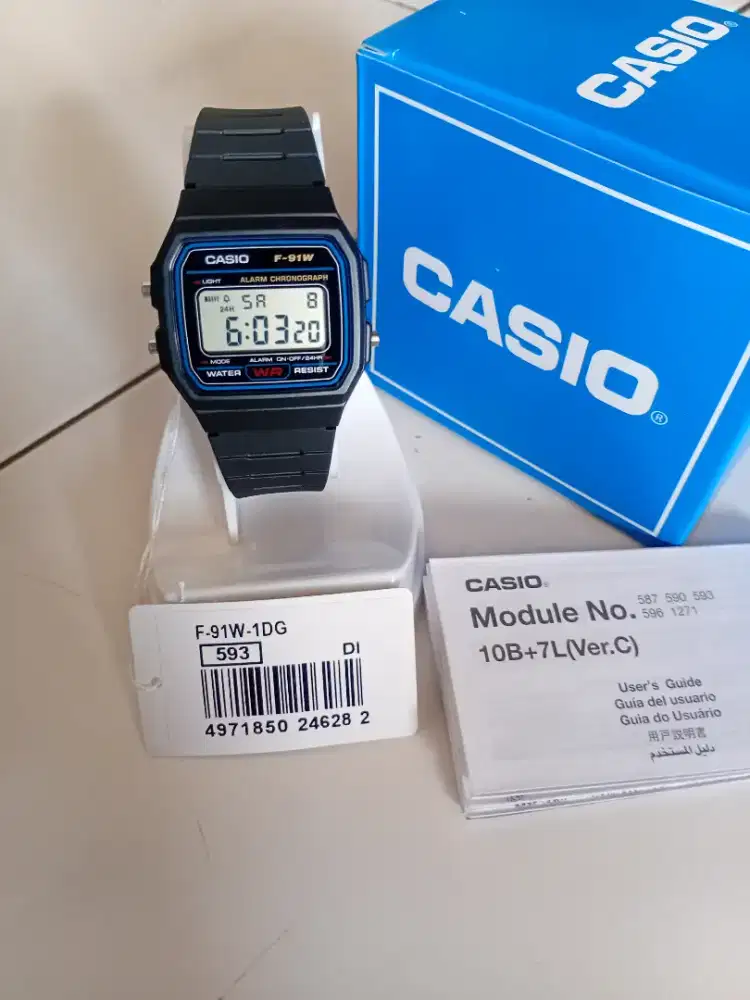 [ NEW ] Casio F-91W 1DG Original