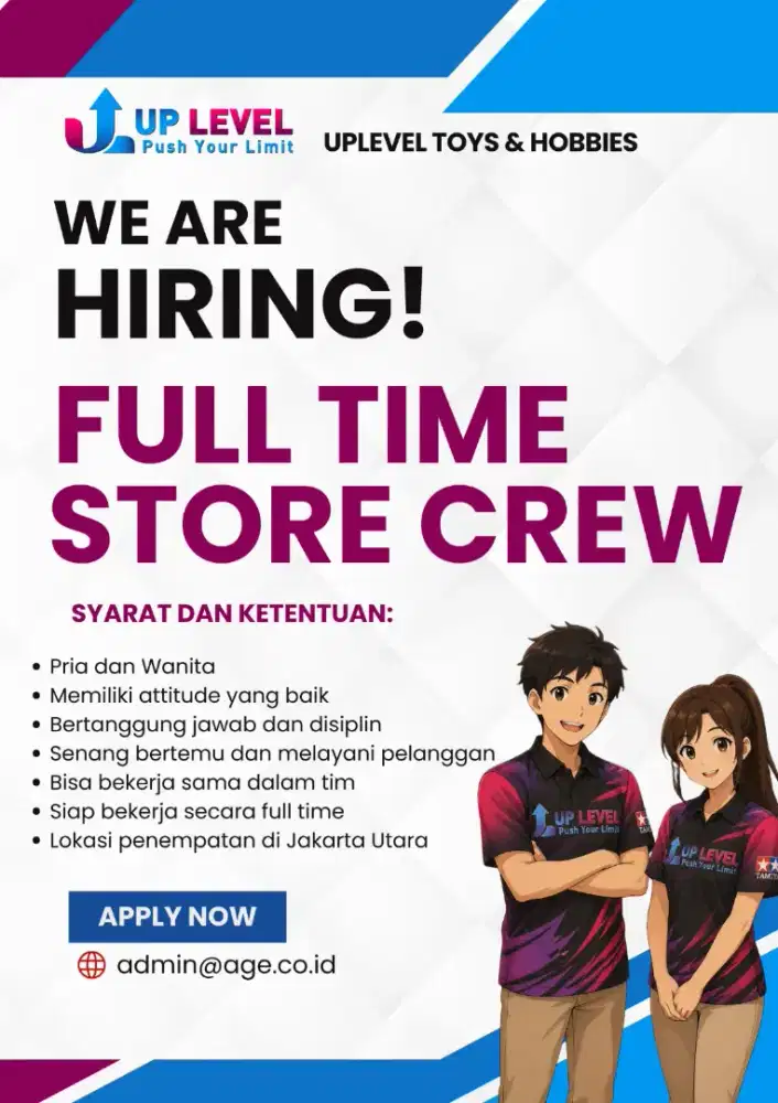 DIBUTUKAN SEGERA STORE CREW TAMIYA