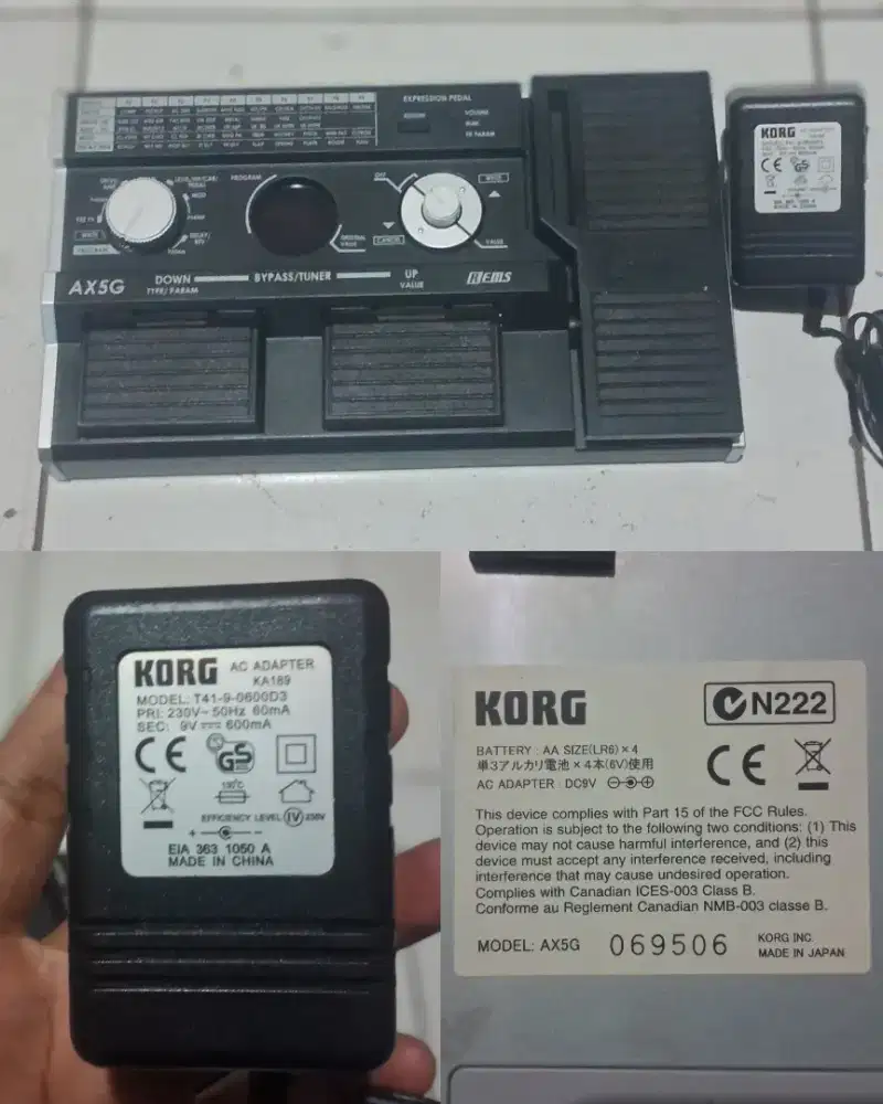 Efek Gitar Korg AX5G Japan