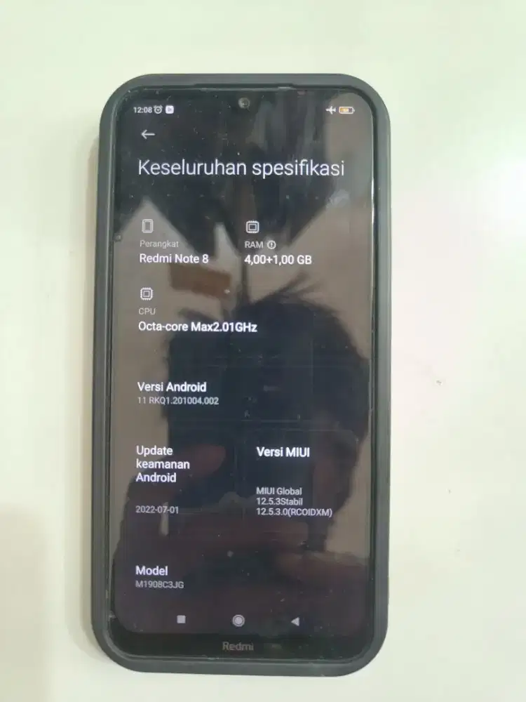 JUAL HP XIAOMI REDMI NOTE 8