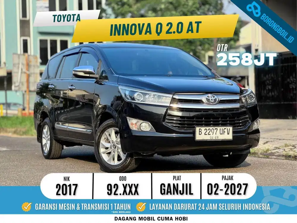 Innova Q 2.0 AT 2017 HITAM