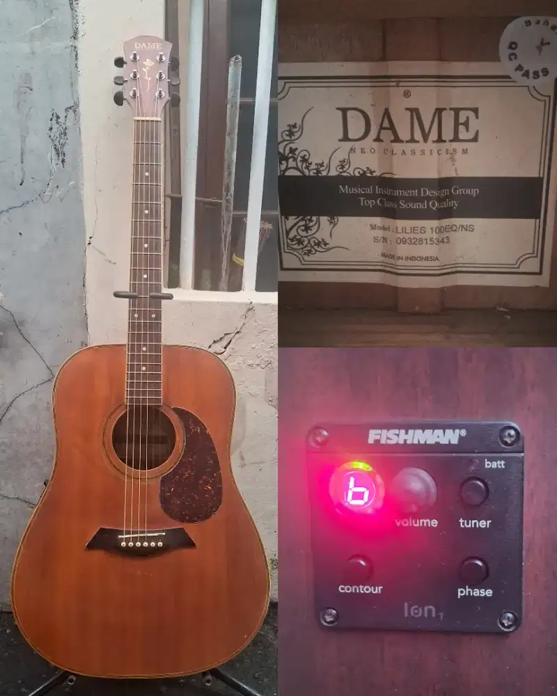 Gitar Dame Neo Classicism LILIES 100EQ Original