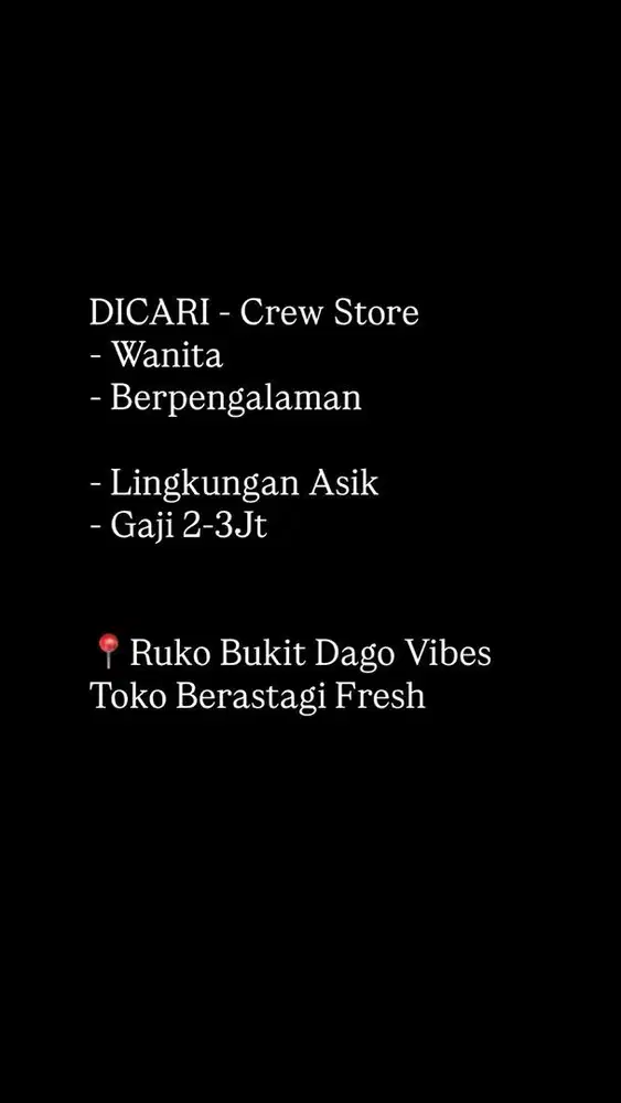 DICARI CREW STORE WANITA