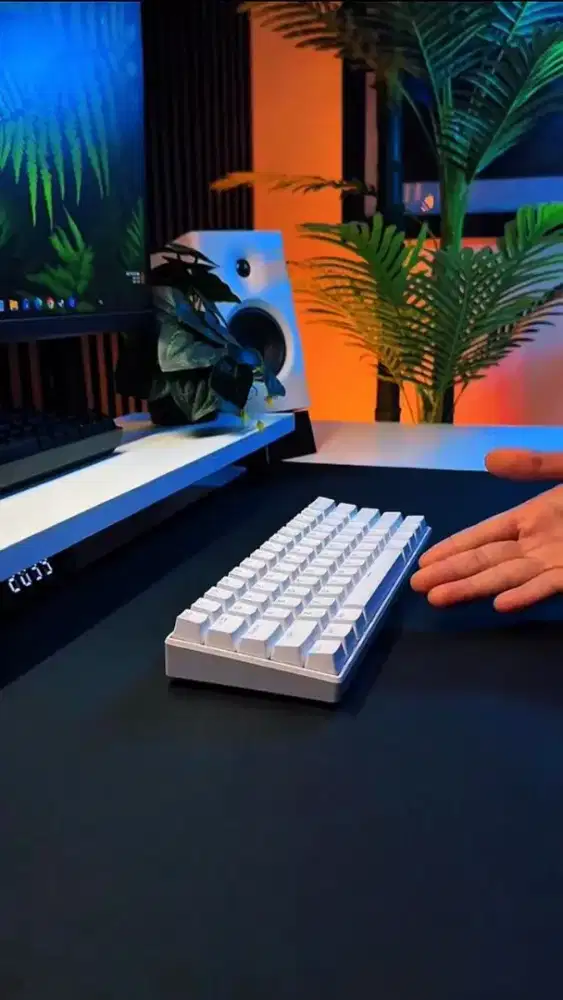 DIJUAL KEYBOARD MECHANICAL 3 MODE KONEKSI ZIFRIEND H61K PRO