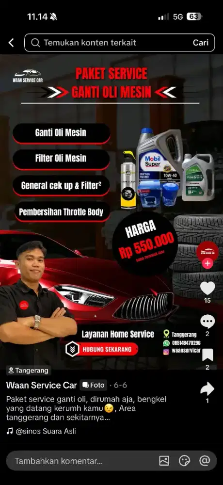 BENGKEL MOBIL PANGGILAN TANGERANG