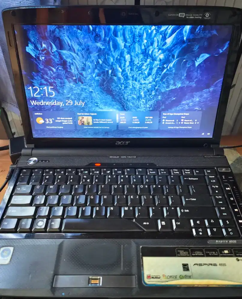 LAPTOP Aspire 4935