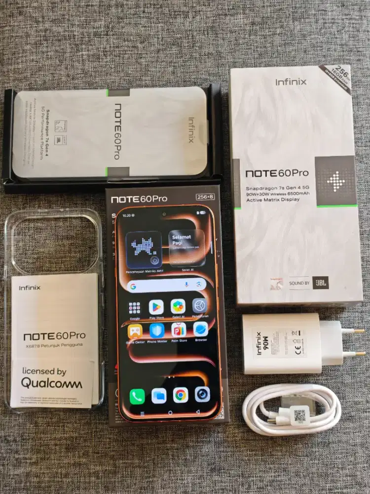 Infinix Note 60 Pro 8/256 Mulus Fullset Ori Garansi Aktif