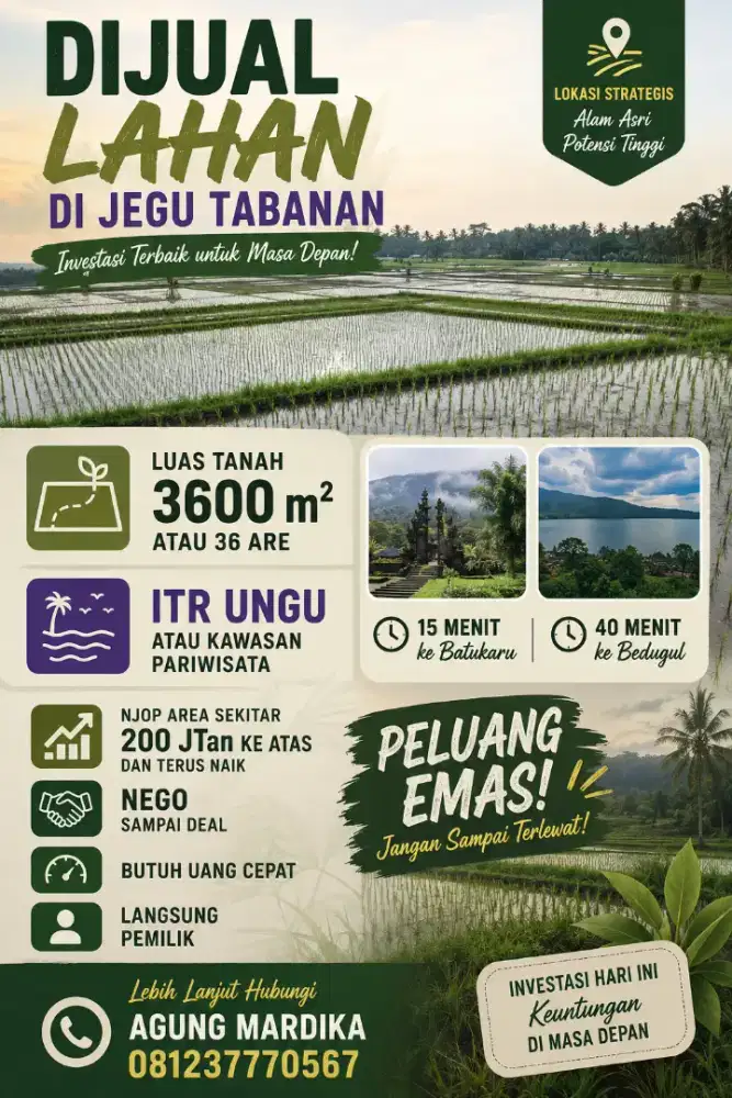 Lahan Strategis Buat Investasi