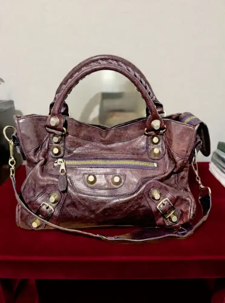 BALLENCIAGA CITY  BAG MADE IN ITALY