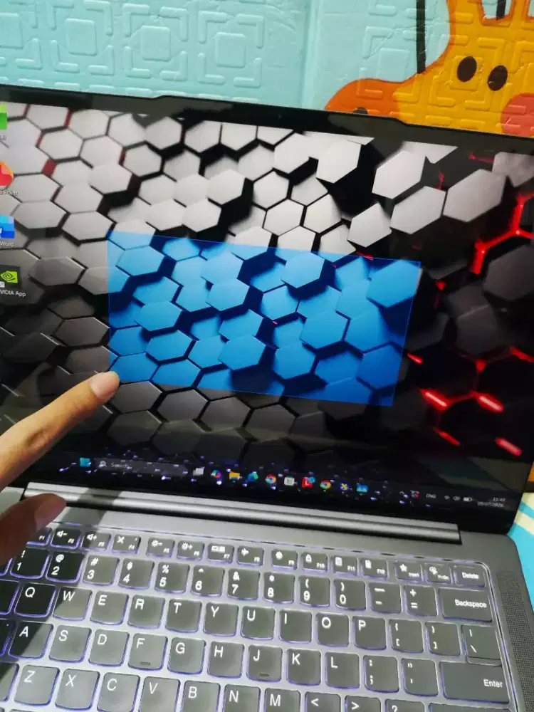 Dijual laptop Lenovo Yoga Pro 7 (Garansi ON) Ryzen 7 Rtx 3050 4gb