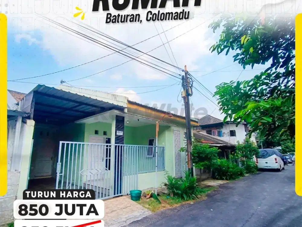 Rumah 2Kamar Siap huni dekat RS JIH Solo, Baturan Colomadu Karanganyar